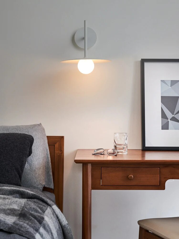 Applique murale minimaliste de chevet de chambre à coucher - vue 4 sur 11
