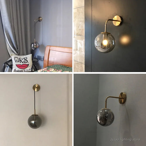 applique murale moderne en verre pour décoration intérieure élégante - vue 4 sur 12