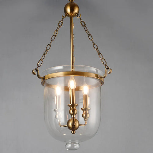 Lustre style américain Loft Bar en verre