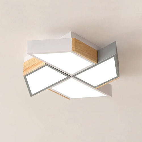 plafonnier led en forme de moulin à vent design moderne - vue 2 sur 18