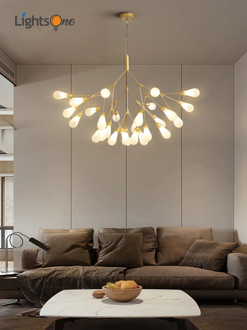 lustre luciole design post-moderne pour intérieur élégant et créatif - vue 2 sur 23