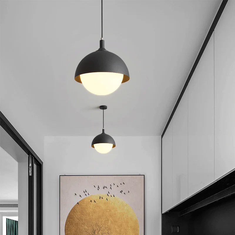lustre globe moderne créatif pour restaurant bar entrée - vue 3 sur 8
