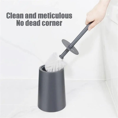 brosse de toilette moderne avec couvercle et design élégant