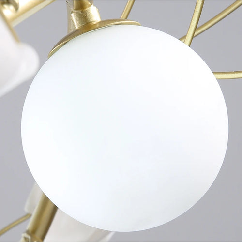 lustre nordique design pour décoration intérieure élégante et romantique - vue 7 sur 11