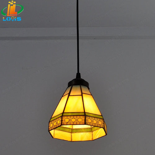 lustre en verre style tiffany pour décoration intérieure élégante - vue 9 sur 13