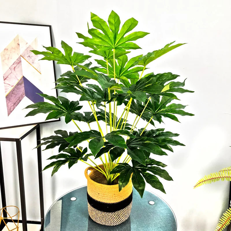 fausse plante monstera Plante artificielle tropicale monstera pour décoration intérieure et extérieure