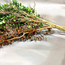 plantes artificielles en rotin d'eucalyptus pour décoration murale et extérieure