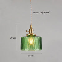 lustre en verre minimaliste japonais éclairage créatif design suspendu