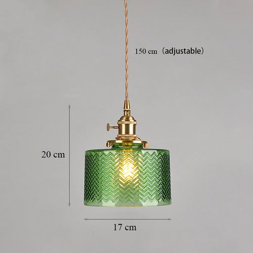 lustre en verre minimaliste japonais éclairage créatif design suspendu