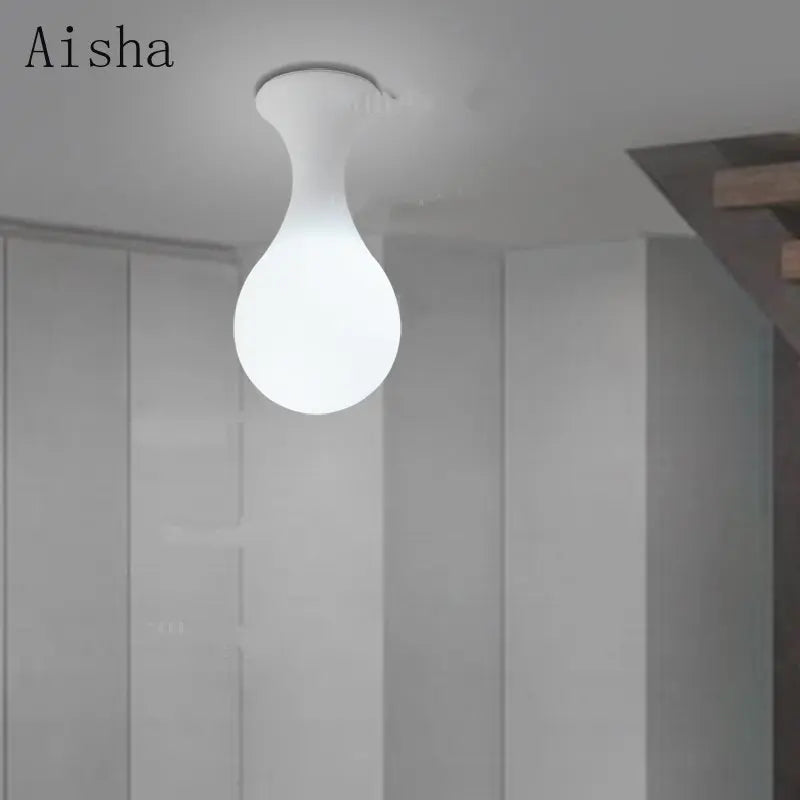 plafonnier créatif en forme de goutte de pluie design moderne - vue 5 sur 7