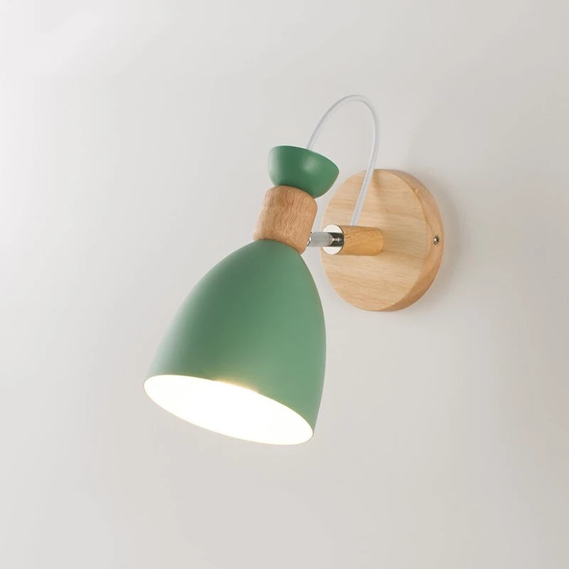 applique murale nordique moderne minimaliste macaron led