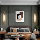 Applique en verre fumée gris ambre blanc vert