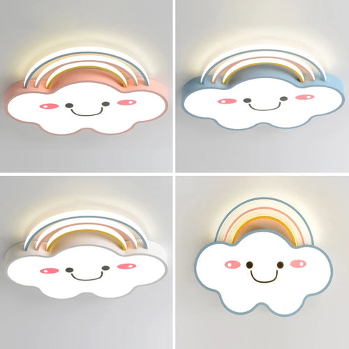 lustre nordique pour chambre d'enfants avec lumières led - vue 6 sur 12