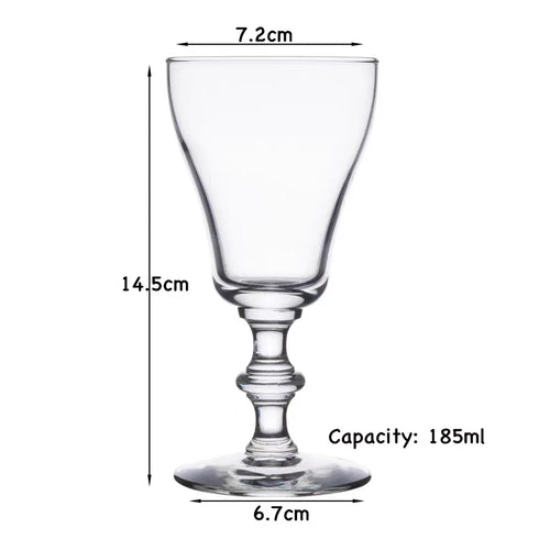 Verres à pied cocktail champagne martini style vintage