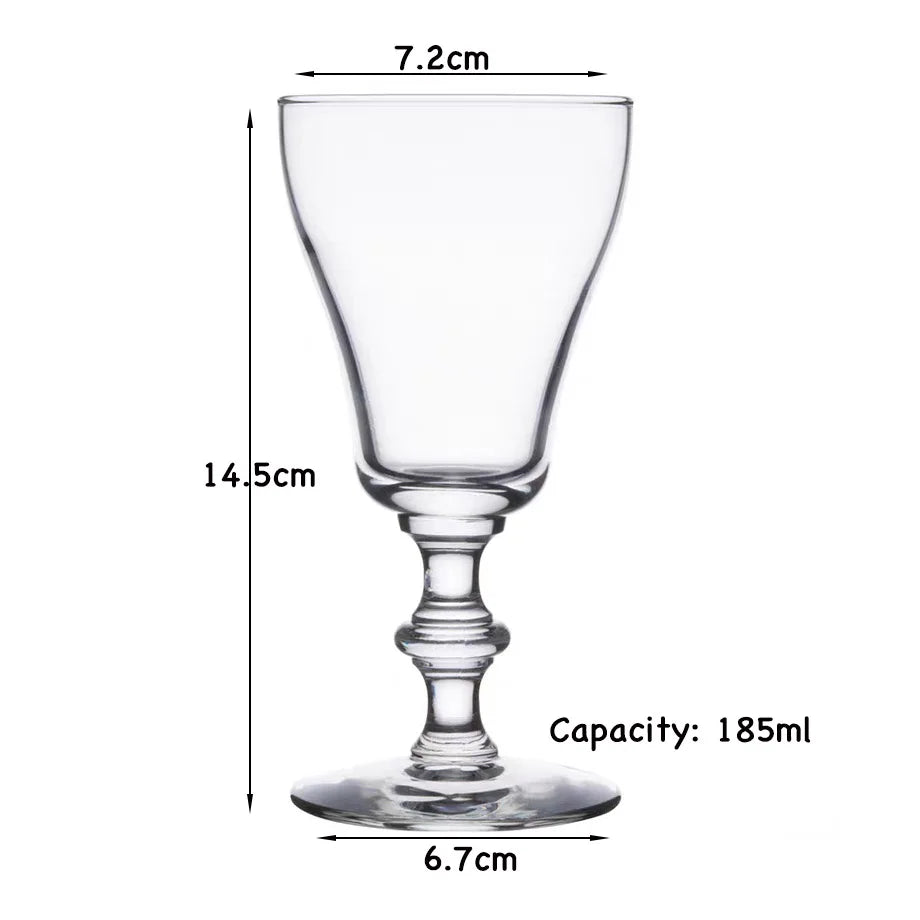 Verres à pied cocktail champagne martini style vintage