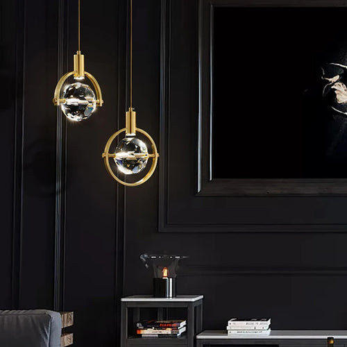 lustre en cristal créatif pour décoration intérieure moderne - vue 4 sur 8