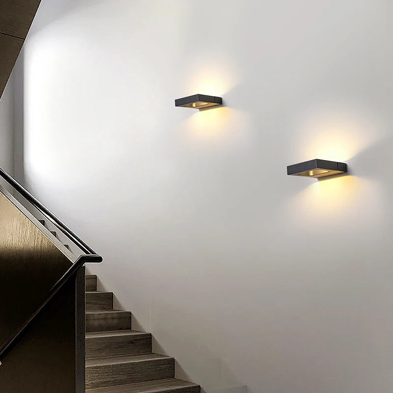 applique murale led nordique moderne idéale pour hôtel allée escaliers