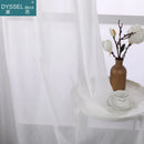 Voilage rayé style européen léger pour salon chambre