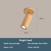 Éclairage nordique modern en bois