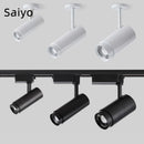 lampe de rail projecteur led réglable pour hôtel et magasin de vêtements