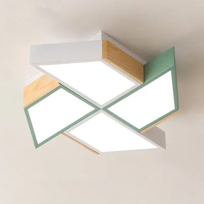 plafonnier led en forme de moulin à vent design moderne - vue 16 sur 18