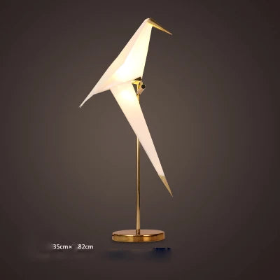 lampe postmoderne en fer acrylique pour amoureux des oiseaux - vue 15 sur 21