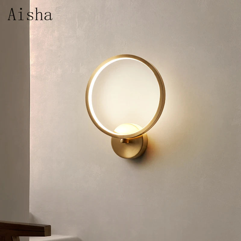 applique murale led moderne lumineuse pour décoration intérieure - vue 2 sur 8