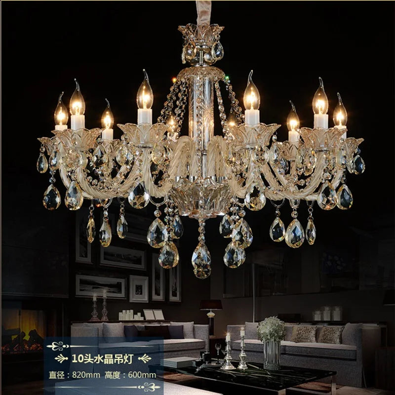 lustres en cristal pour décoration intérieure moderne et élégante - vue 6 sur 13