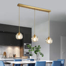 suspension en cristal k9 en cuivre design nordique créatif