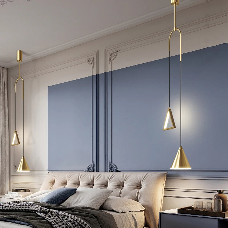 lustre moderne minimaliste design luxe pour intérieur élégant - vue 6 sur 8