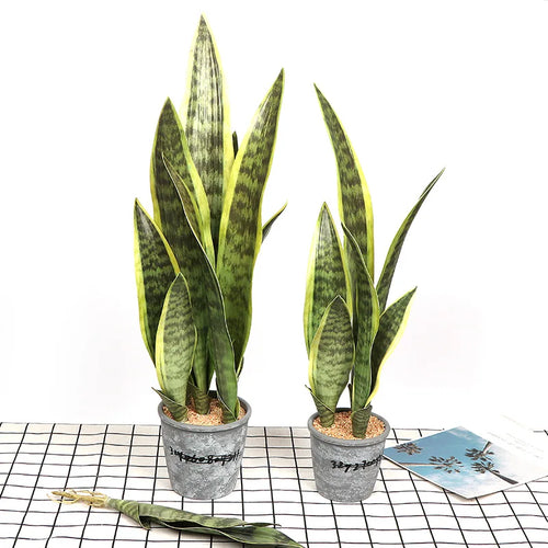 plantes artificielles succulentes aloe vera pour décoration intérieure extérieure - vue 2 sur 16