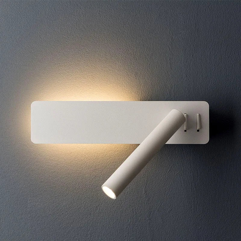 Applique murale led rotative 6w 3w chambre tête lit livre nuit - vue 4 sur 8