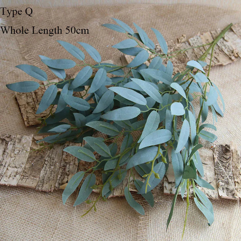 branche d eucalyptus artificielle feuillage décoratif rétro et élégant - vue 5 sur 10