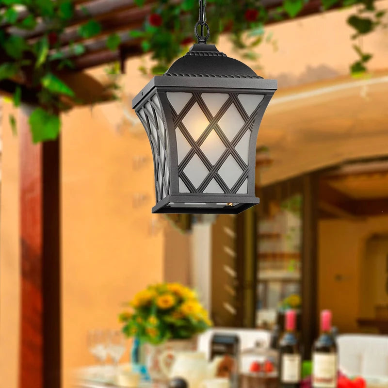 Lustre extérieur européen étanche