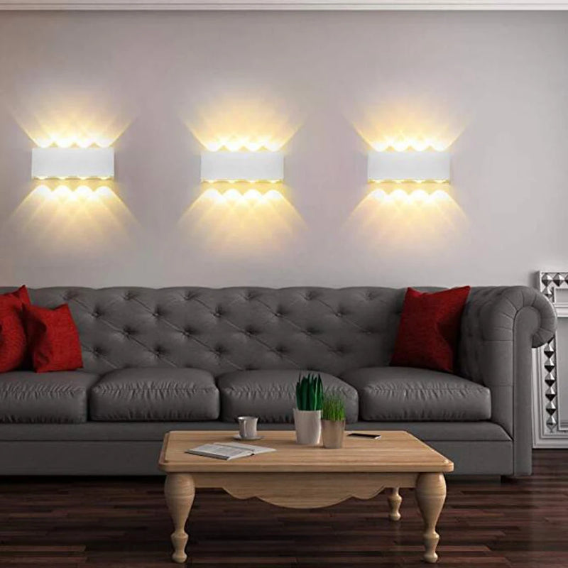 Applique murale led extérieure étanche en aluminium moderne nordique