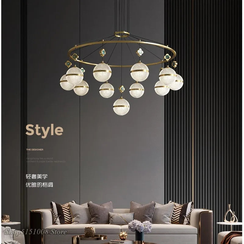 lustre en cristal minimaliste moderne de luxe 2021