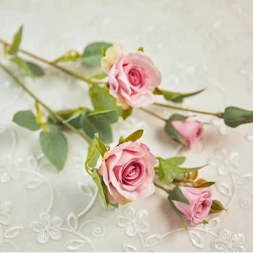 fleurs de roses artificielles en soie pour mariage et décoration - vue 10 sur 14