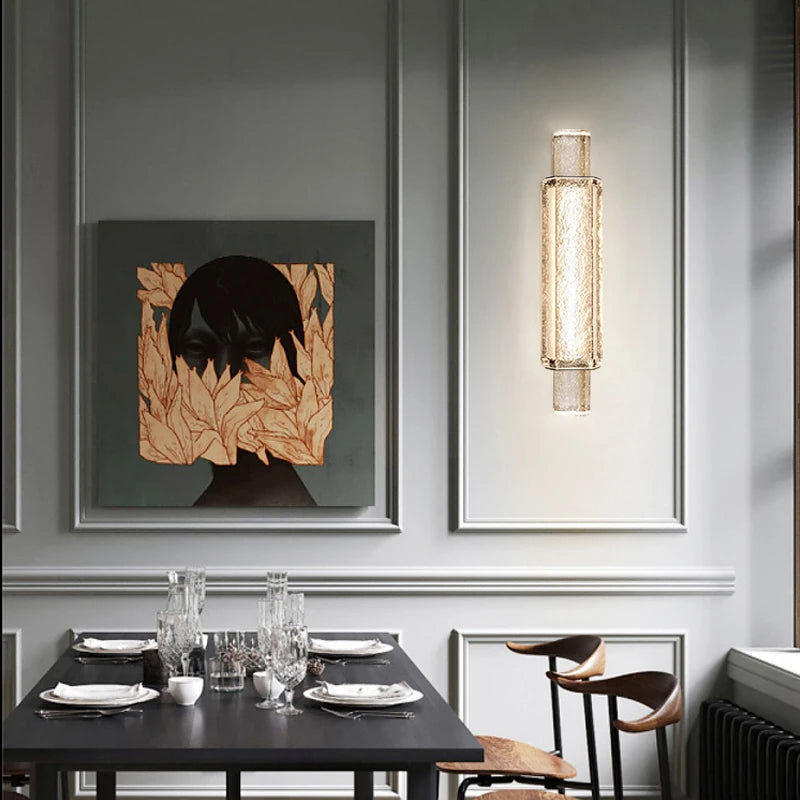 applique murale en cristal à led pour décoration intérieure lumineuse - vue 4 sur 8
