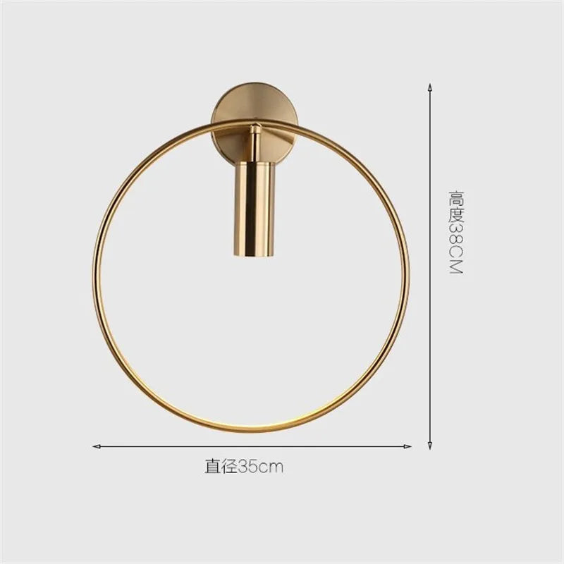 applique murale nordique minimaliste créative pour décoration intérieure