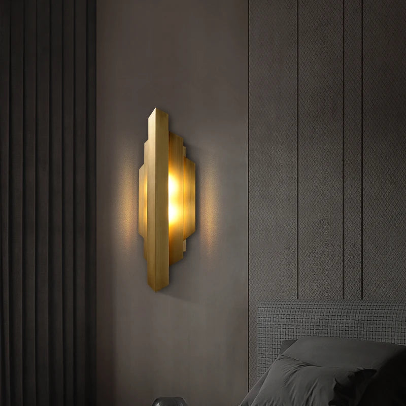 applique murale en cuivre design moderne luxe intérieur - vue 5 sur 7