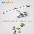 Applique murale led moderne étanche miroir cosmétique acier inox