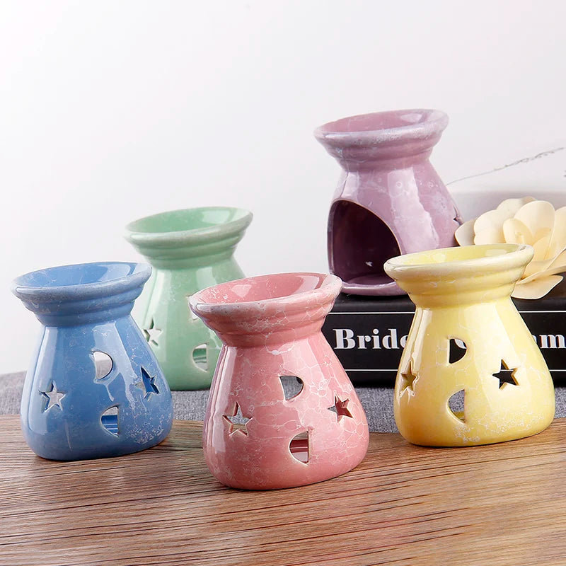 bougie aromathérapie brûleur dhuile essentielle pour détente et décoration - vue 6 sur 13