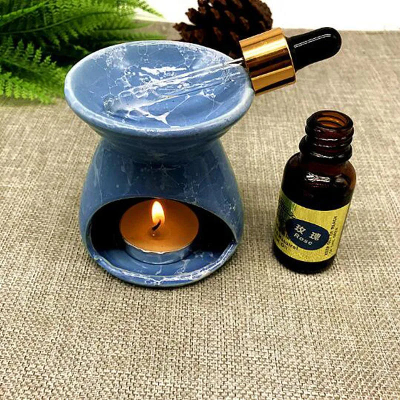bougie aromathérapie brûleur dhuile essentielle pour détente et décoration - vue 10 sur 13