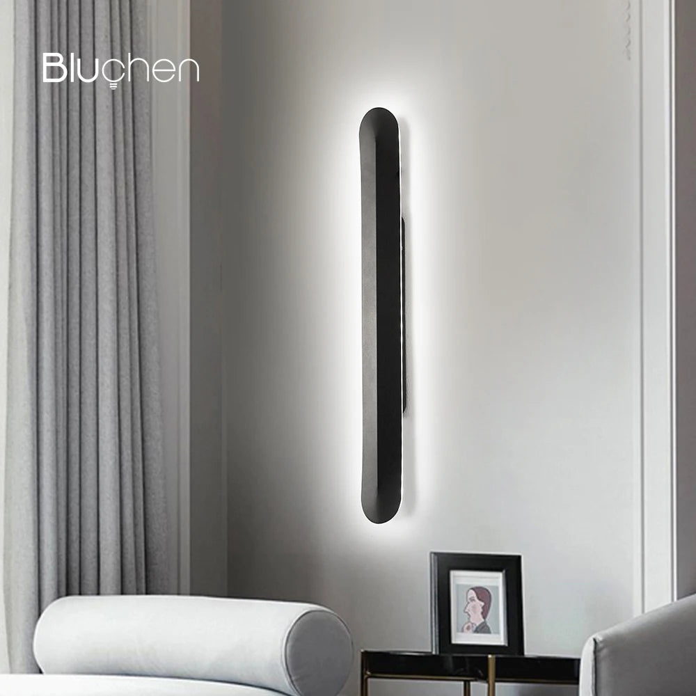 applique murale moderne en fer design nordique à LED - vue 3 sur 9