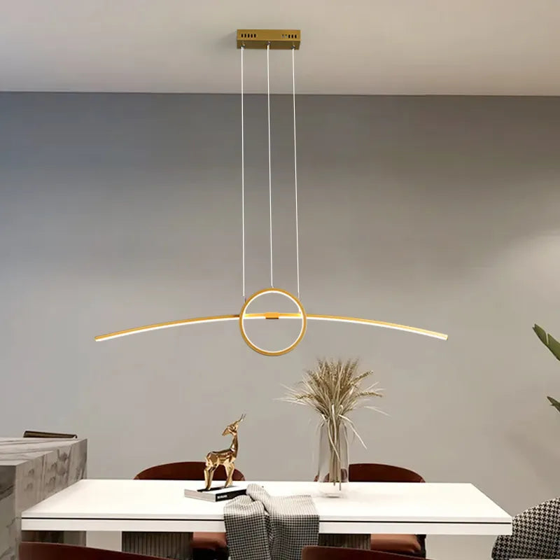 Suspension LED moderne créatif suspension maison intelligente Alexa