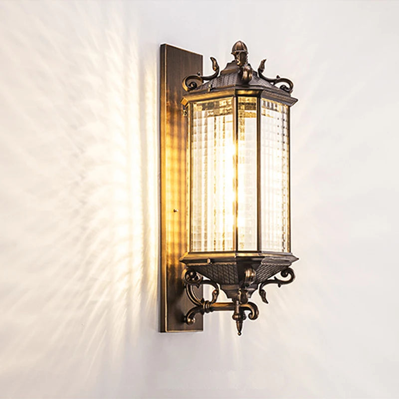 applique murale Vintage extérieur porche lumière rétro étanche E27 éclairage maison européenne porte jardin couloir extérieur