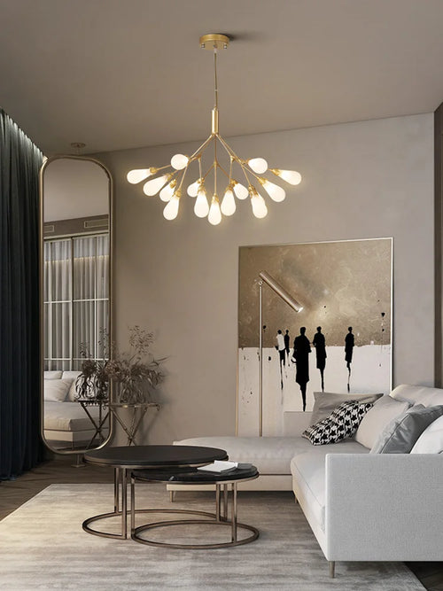 lustre luciole design post-moderne pour intérieur élégant et créatif - vue 3 sur 23