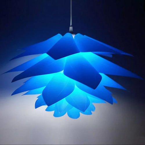 suspension 50 cm Lotus abat-jour Puzzle - vue 8 sur 10