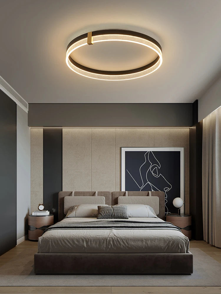 plafonnier led dimmable avec télécommande - vue 4 sur 10