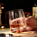 Verres whisky old fashioned style gravé élégant